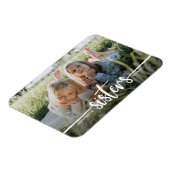 シスタースクリプトモダンフォトマグネット マグネット (左側)