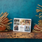 シスターススクリプト引用文ホットピンクハートフォトコラージュ フォトプラーク (側面)