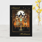 シスターススリーウィッチマジカルハロウィーンカード カード (黄色い花)