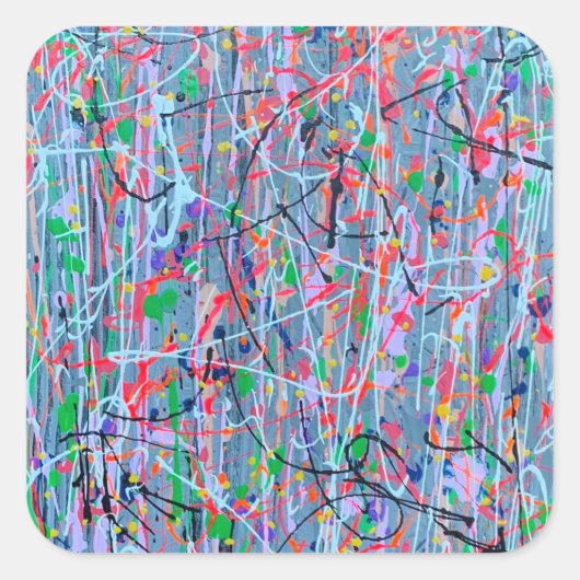 シスタースティッカーのツイスト スクエアシール (正面)