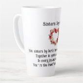 シスタースバイ最高のハートフレンズコーヒー/ラテマググ カフェラテマグ (左アングル)