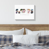 シスタースフォトコラージキャンバス キャンバスプリント (インサイチュ (寝室))