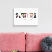 シスタースフォトコラージキャンバス キャンバスプリント (インサイチュ (リビング))