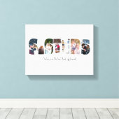 シスタースフォトコラージキャンバス キャンバスプリント (インサイチュ (ウッドフロア))