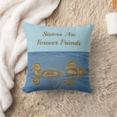 シスタースフォーエバーフレンズダクリングモザイク兄弟姉妹 クッション (ブランケット)