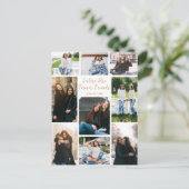 シスタースフォーエバーフレンズフォトコラージュカスタム引用文 ポストカード (スタンド正面)