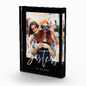 シスタースブラシスクリプトモダンフォトレイアウトブラック フォトブロック (右)