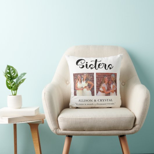 シスタースライク2フォトコラージュ引用文シブリン クッション (椅子)
