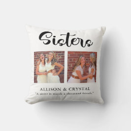 シスタースライク2フォトコラージュ引用文シブリン クッション