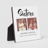 シスタースライク2フォトコラージュ引用文兄弟姉妹 フォトプラーク (正面)