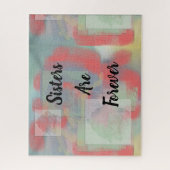 シスターズアフォーエバーパステルバラパターンフローラ ジグソーパズル (縦)