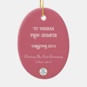 シスターズアフォーエバーヴィンテージリージェンシークリスマス セラミックオーナメント (裏面)