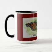 シスターズアフォーエバー(昆虫)オオカバマダラ、モナークマグ マグカップ (左)