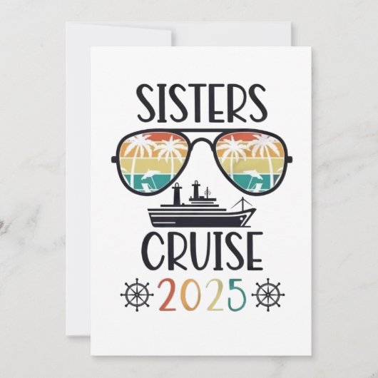 シスターズクルーズ2025ファミリーマッチングトリップ サンキューカード (正面)