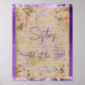 シスターズコネクテッドアットザソウル引用文 ポスター (正面)