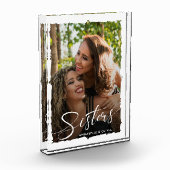 シスターズスクリプモダント写真ブロック フォトブロック (左)