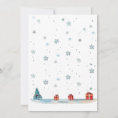 シスターズスリークリスマス誕生日 招待状 (裏面)