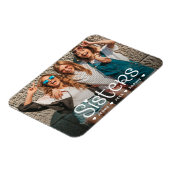 シスターズタイポグラフィスクリプト写真 マグネット (左側)