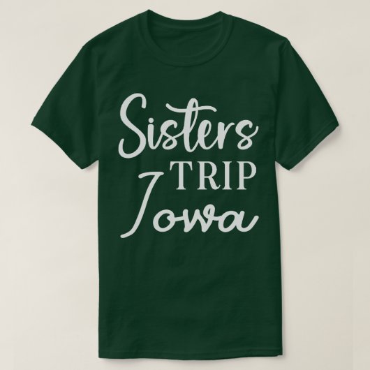 シスターズトリップアイオワ Tシャツ (デザイン正面)