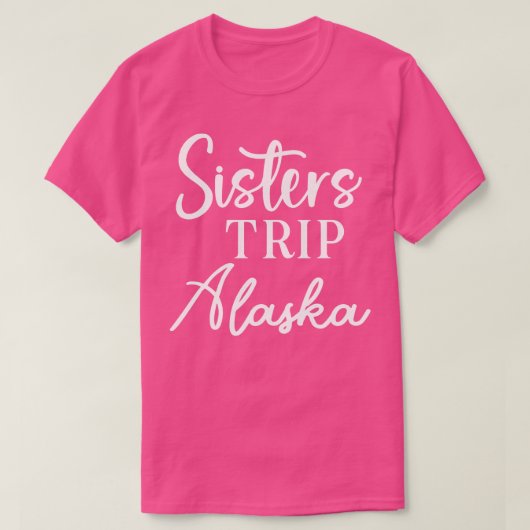 シスターズトリップアラスカ Tシャツ (デザイン正面)