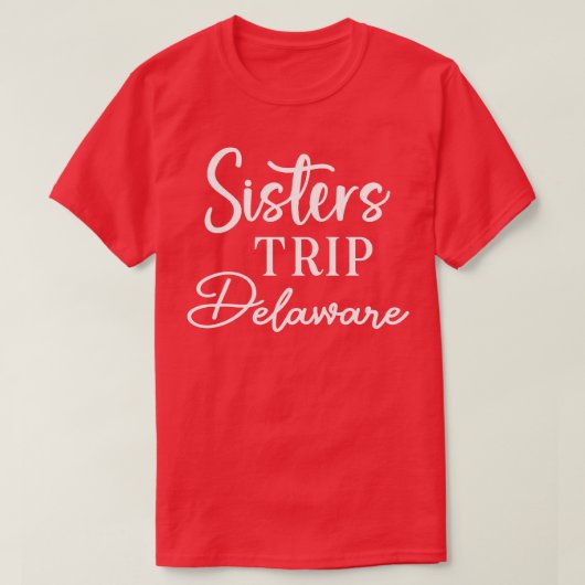 シスターズトリップデラウェア Tシャツ (デザイン正面)
