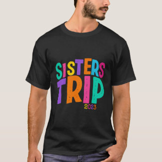 シスターズトリップ2023レトロサマーバケーションシスターブロ Tシャツ