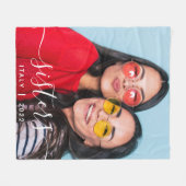 シスターズバケーションフリースブランケット フリースブランケット (正面(横))