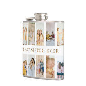 シスターズパーソナライズされたフラスコ | カスタム写真 フラスク (左)