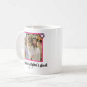 シスターズピンクフローラ写真 コーヒーマグカップ (正面左)