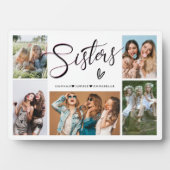シスターズフォトコラージュタイポグラフィ フォトプラーク (正面)
