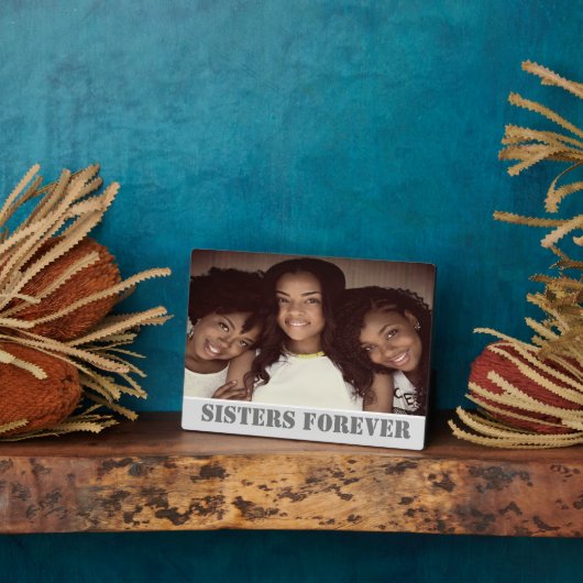シスターズフォーエバーカスタム写真 フォトプラーク (側面)