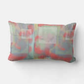 シスターズフォーエバーパステルバラ抽象芸術兄弟姉妹 ランバークッション (裏面)