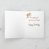 シスターズフォーエバーラブ誕生日の願い カード (内部)