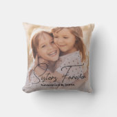 シスターズフォーエバー写真装飾用クッション クッション (正面)