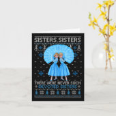 シスターズホワイトクリスマススノー・クリスマスムービー1954ホリド カード (黄色い花)