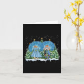 シスターズホワイトクリスマスムービー1954クリスマスススノーパジャム カード (黄色い花)