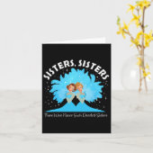 シスターズホワイトクリスマスムービー1954クリスマスススノーパジャム カード (黄色い花)