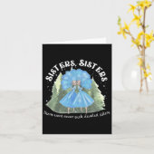 シスターズホワイトクリスマスムービー1954クリスマススノウ カード (黄色い花)