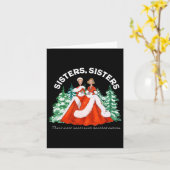 シスターズホワイトクリスマスムービー1954クリスマススノウ カード (黄色い花)