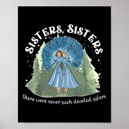 シスターズホワイトクリスマスムービー1954クリスマススノウ ポスター (正面)