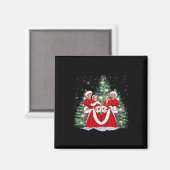 シスターズホワイトクリスマスムービー1954クリスマススノウ マグネット (正面/裏面)