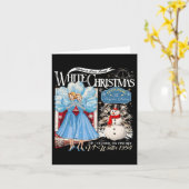 シスターズホワイトクリスマスムービー1954パジャマスホリデイ カード (黄色い花)