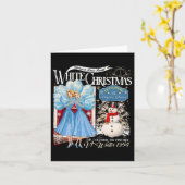 シスターズホワイトクリスマスムービー1954パジャマスホリデイ カード (黄色い花)