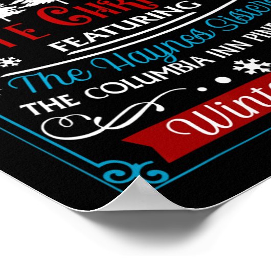 シスターズホワイトクリスマスムービー1954パジャマスホリデイ ポスター (角)