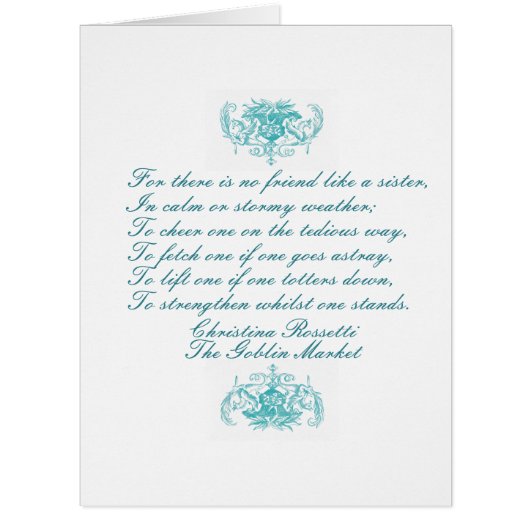 シスターズポーブバイクリスティーナロセッティターコイズインク (正面)