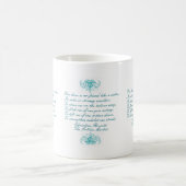シスターズポーブバイクリスティーナロセッティターコイズインク コーヒーマグカップ (中央)