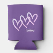 シスターズラブパープルハートクーラーボックス 缶クーラー (裏面)