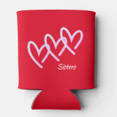 シスターズラブ赤いハートクーラーボックス 缶クーラー (裏面)