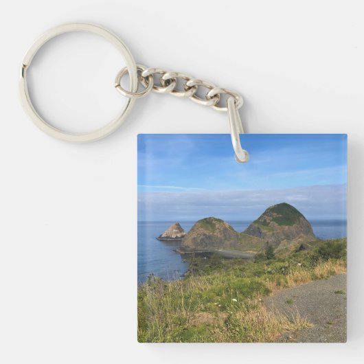 シスターズロック州パーク，オレゴン州コースト キーホルダー (正面)