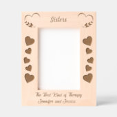 シスターズ最高の-セラピーの種類 レーザー彫刻フレーム (正面)